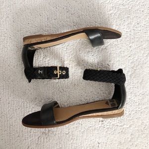 Black Sperry Sandals